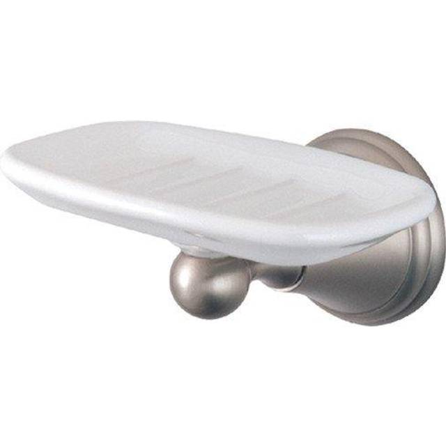 Kingston Brass BA2975SN Governor Wall-Mount Soap Dish  Brushed Nickel