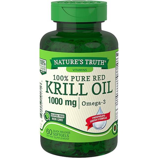 Nature's Truth  Antarctic Krill Oil  60 Quick Release Softgels (1 000 mg per Softgel)