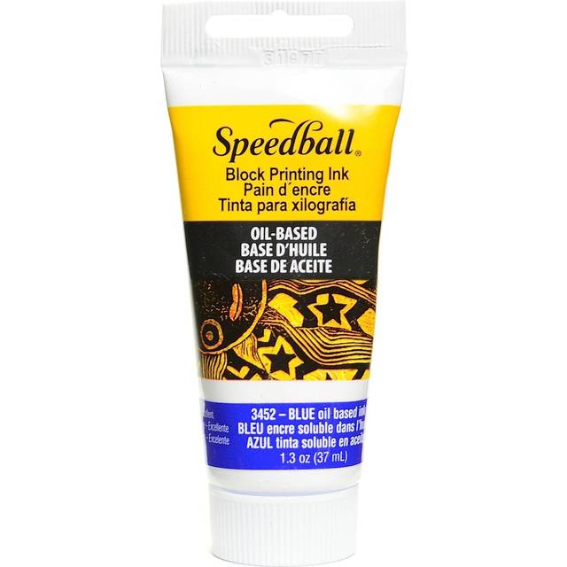 Speedball Oil-Based Block Printing Ink Blue 1.25oz