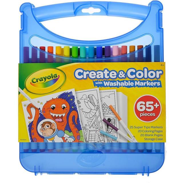 Crayola Create & Color With Washable Markers 65/Pkg-