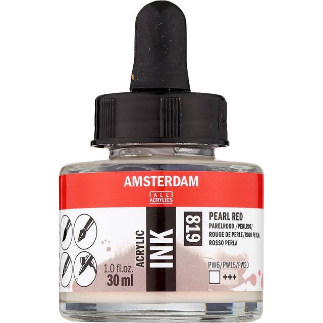 Acrylic Ink 30 ml PEARL RED