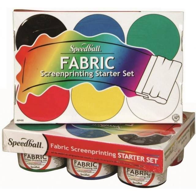 Speedball Fabric Screen Printing Starter 4oz Set of 6