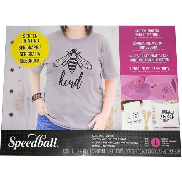 Speedball Screen Printing Beginner Craft Vinyl Kit