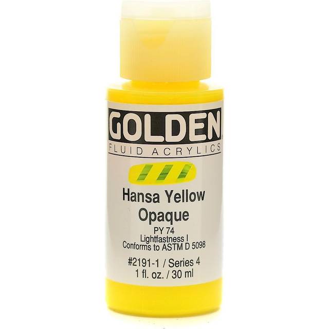 Golden Fluid Acrylic Paint 30ml Hansa Yellow Opaque