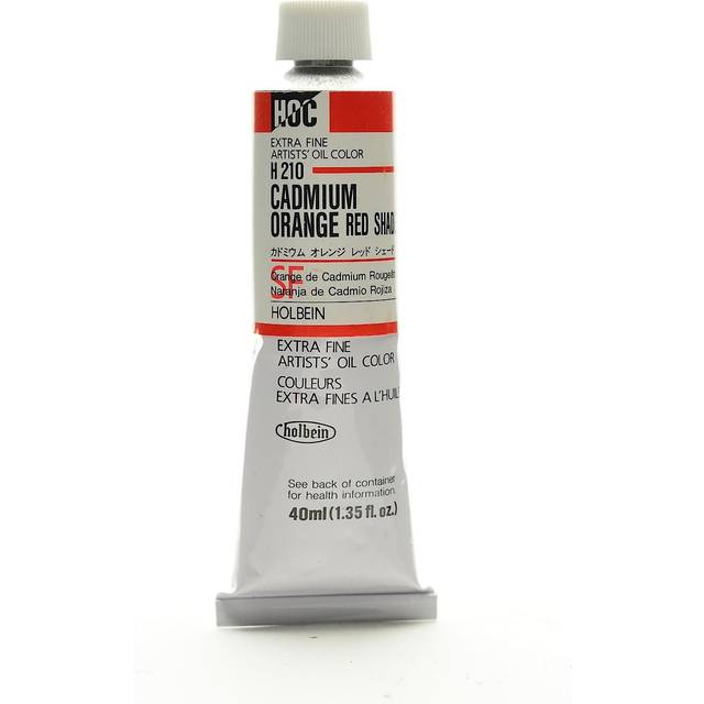 Holbein : Extra Fine Artists' Oil Colour : 40ml : Cadmium Orange Red Shade