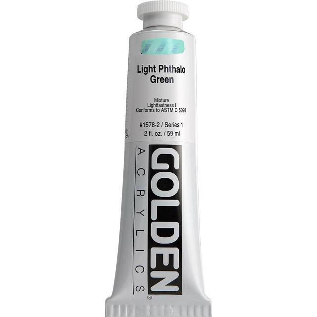 Golden Heavy Body Acrylic 59ml Pastel Colours Light Phthalo Green I