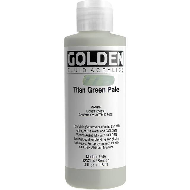 Golden : Fluid : Acrylic Paint : 119ml (4oz) : Titan Green Pale I