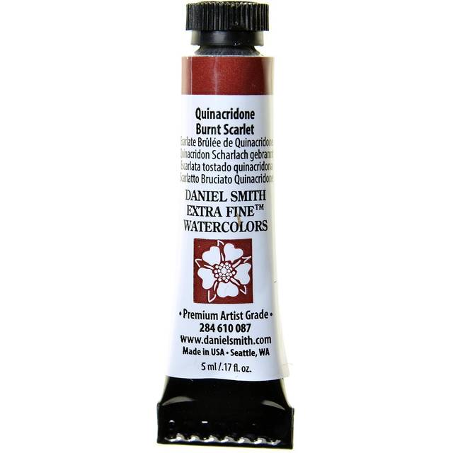 Daniel Smith Extra Fine Watercolour 5ml Quinacridone Burnt Scarlet