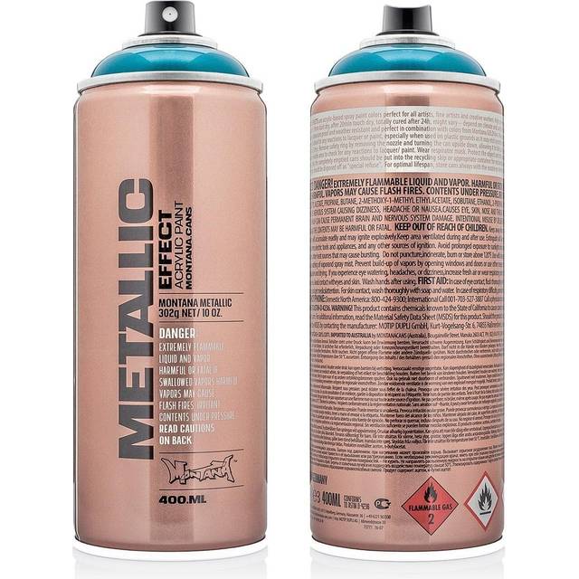 Montana metallic effect spray paint 400ml - copper emc2050