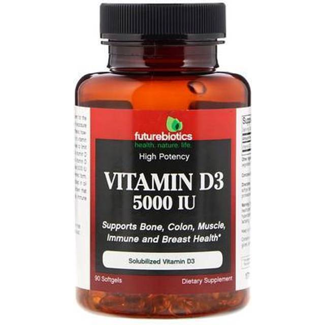 Futurebiotics Vitamin D3 5000 IU - 90 Softgels