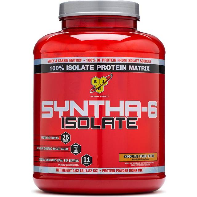 BSN  Syntha-6® Isolate  Protein Powder Drink Mix  Chocolate Peanut Butter  4.02 lb (1.82 kg)