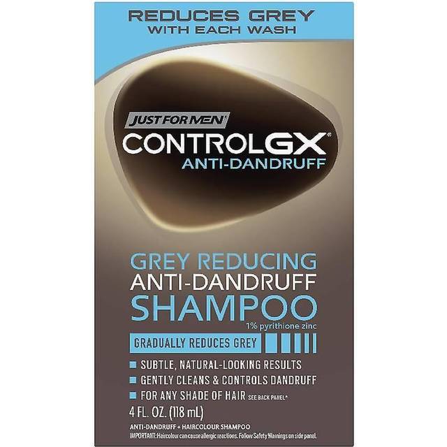 Just for Men, Control GX, Gray Gray Relief Anti-Dandruff Shampoo, 4 fl oz (118 ml)