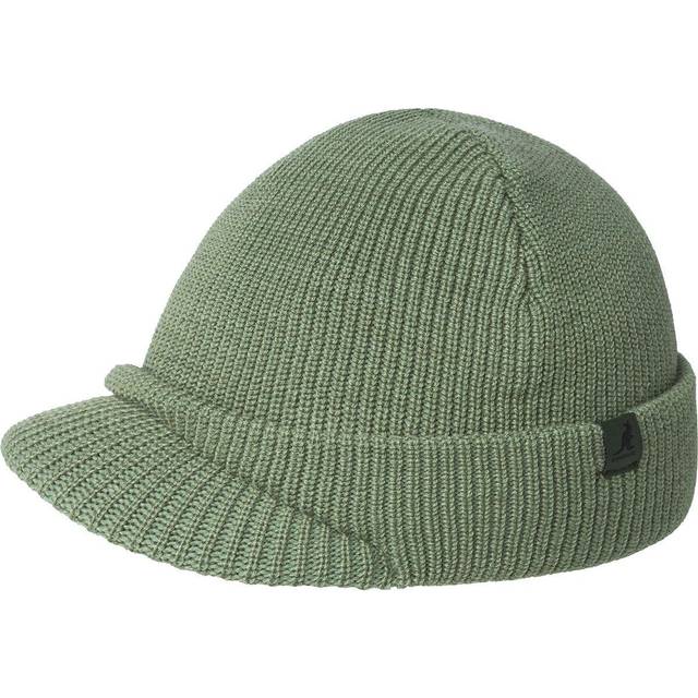 Kangol, Accessoarer, Herr, ONE Size, Nylon, Räfflad Vinter Beanie Mössa Grön - green (ONE SIZE)