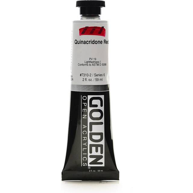 Golden Open Acrylic Paint 59ml Quinacridone Red #7310