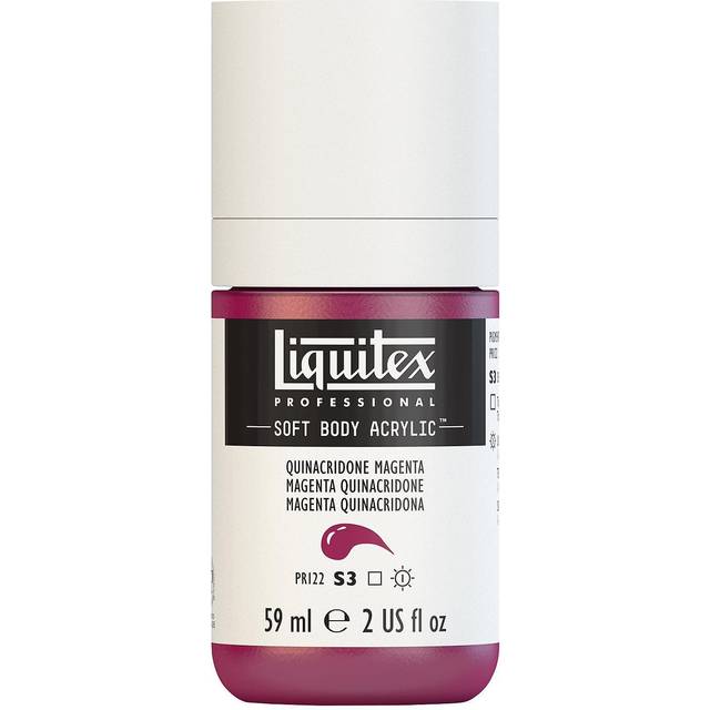 Liquitex Soft Body Acrylic 59ml - Quinacridone Magenta Series 3 - Pink