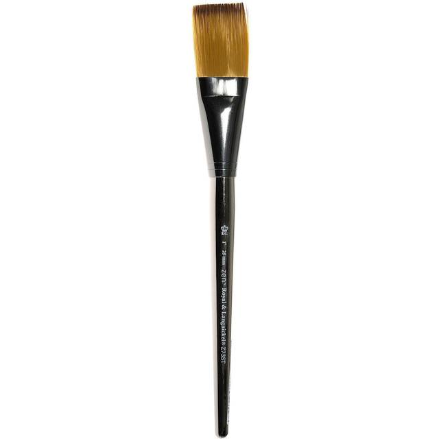 Royal Brush Zen Series 73 Synthetic All Media Short Handle Brush  One Stroke  1