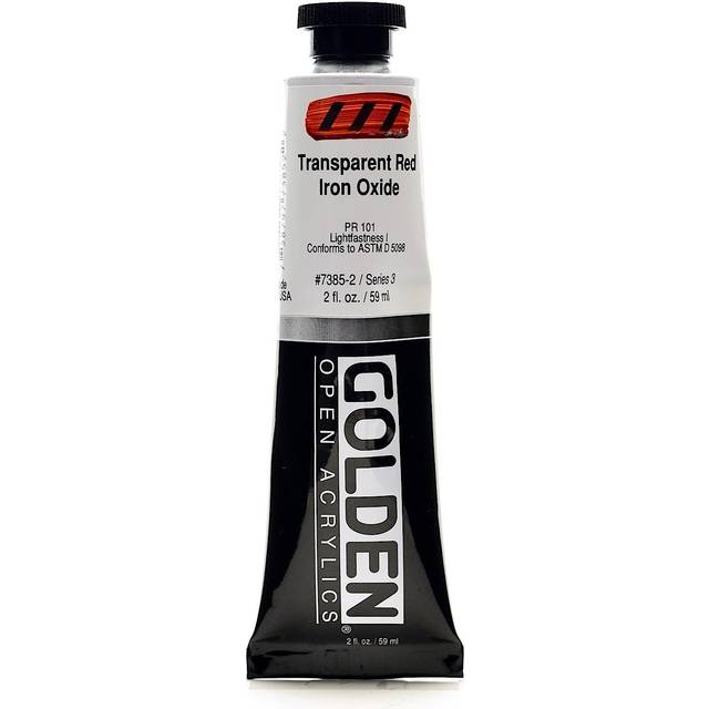 Golden Open Acrylic Paint 59ml Transparent Red Iron Oxide #7385