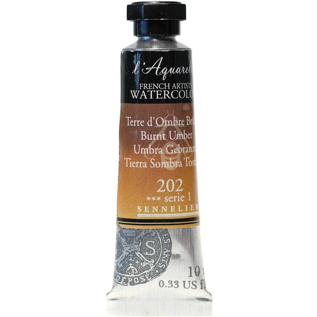 Sennelier : Watercolour Paint : 10ml : Burnt Umber