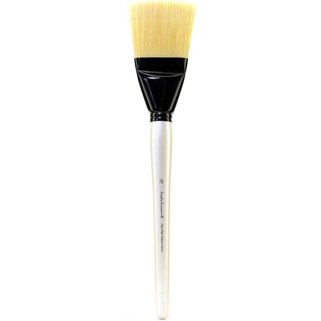 Simply Simmons XL Natural Bristle Brush: Short Handle  Flat  Size 70