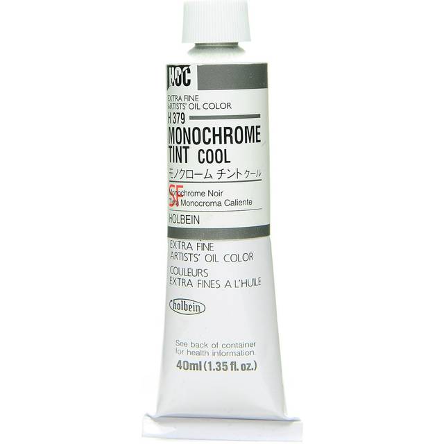 Holbein : Extra Fine Artists' Oil Colour : 40ml : Monochrome Tint Cool