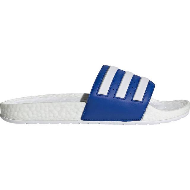 adidas Unisex Adilette Boost Slides Sandal  Team Royal Blue/White/White  10 US Men
