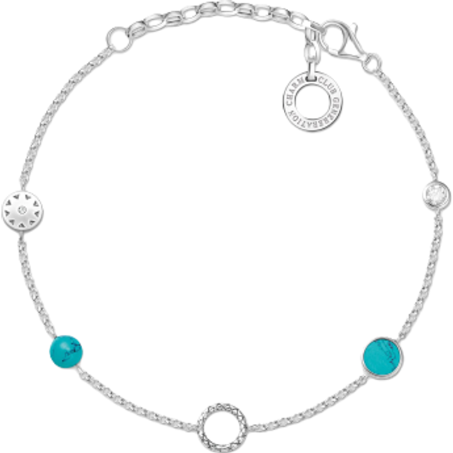 Thomas Sabo Damen-Charm-Armbänder 925 Sterlingsilber X0271-646-7-L19v