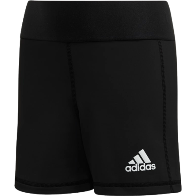 adidas Women's Tech Fit 4"  Spandex Short-black-yl