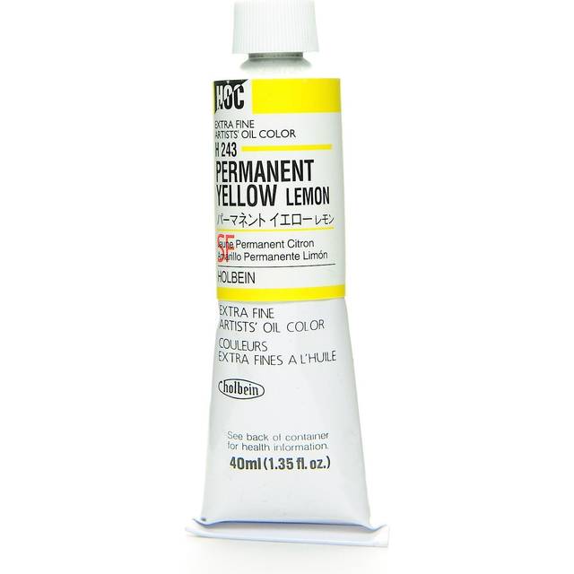 Holbein : Extra Fine Artists' Oil Colour : 40ml : Permanent Yellow Lemon