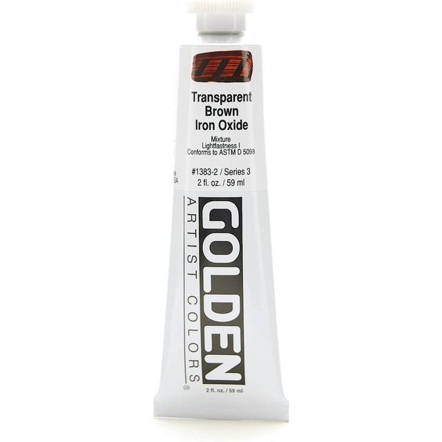 Golden Heavybody Acrylic 59ml Transparent Brown Iron Oxide 1383