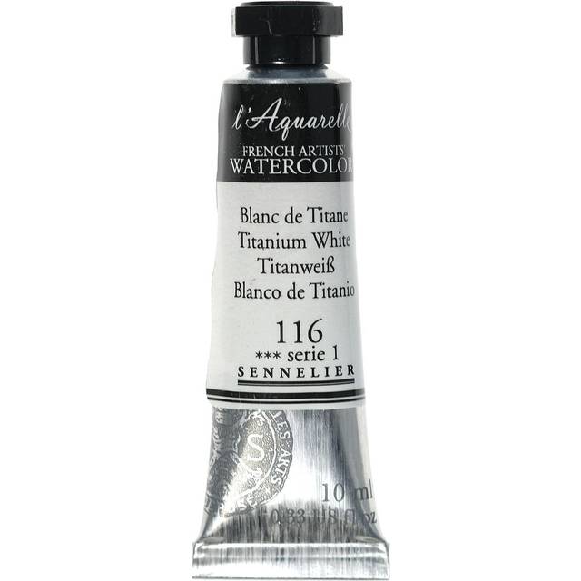 Sennelier : Watercolour Paint : 10ml : Titanium White