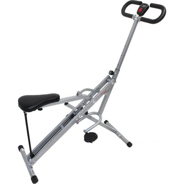 Sunny Health & Fitness Squat Assist Row-N-Ride Trainer for Glutes Workout with Training Video