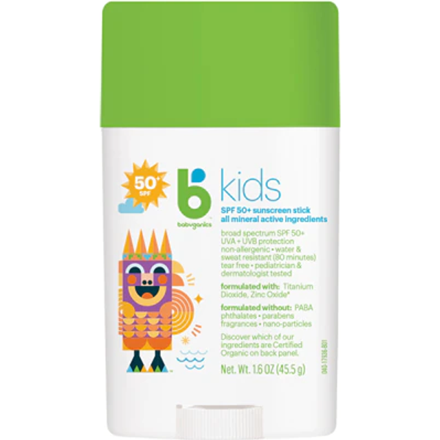 Babyganics Kids Sunscreen Stick, SPF 50, 1.6 Oz