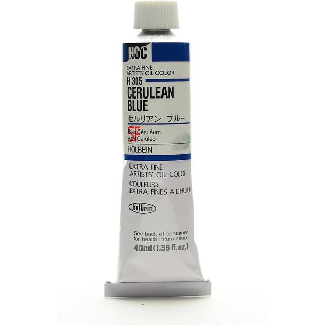Holbein : Extra Fine Artists' Oil Colour : 40ml : Cerulean Blue