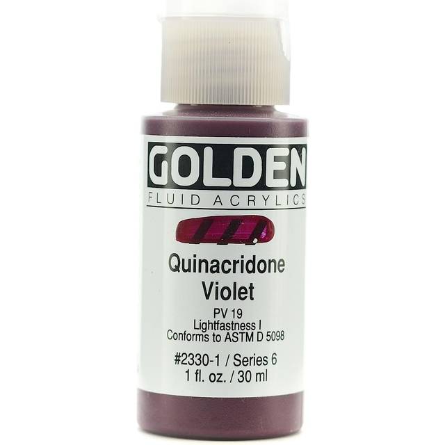 Golden Fluid Acrylic 30ml Quinacridone Violet Series 6 - Purple