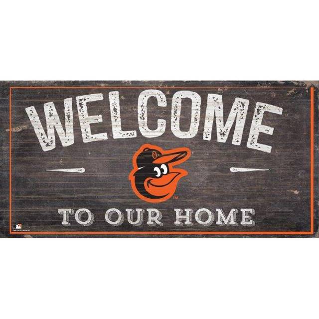 Fan Creations MLB Baltimore Orioles Unisex San Diego Padres Welcome Distressed Sign  Team Color  One Size