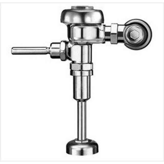 Sloan Regal 186 Exposed Manual Urinal Flushometer  1.0 GPF Manual Flush Valve - Single Flush Non-Hold-Open Handle  Fixture Connection Top Spud  Polish