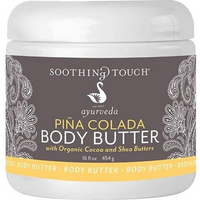 Soothing Touch Pina Colada Body Butter with Organic Cocoa and Shea Butters 13 oz