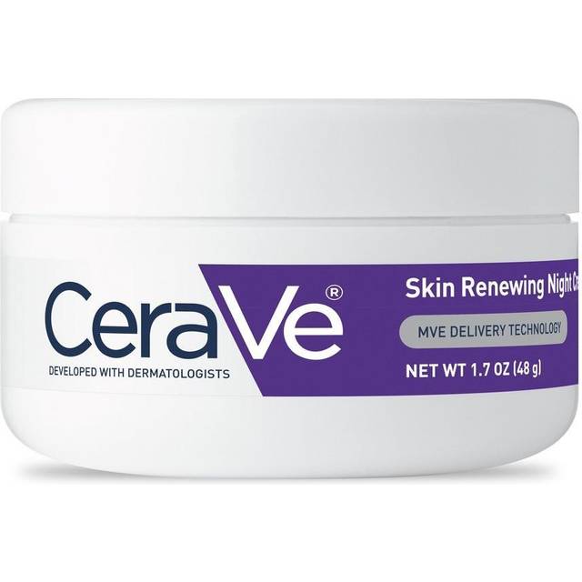 CeraVe Skin Renewing Night Cream to Soften Skin 1.7 oz