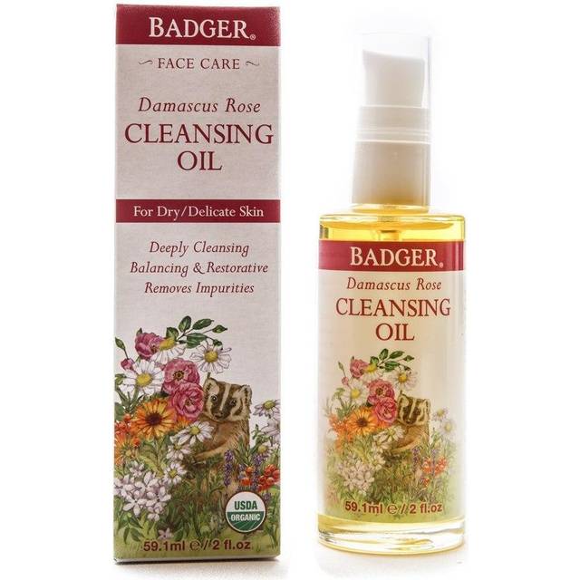 Badger Balm Damask Rose Facial Cleansing Oil 59 ml