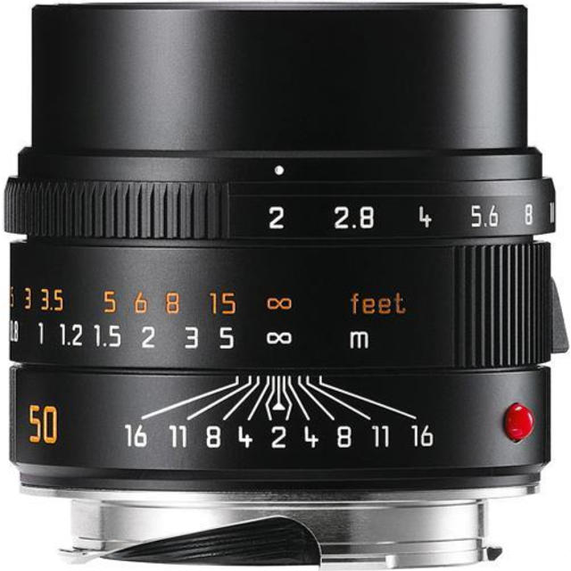 Leica 50mm f2 APO-Summicron-M Asph Lens- Black