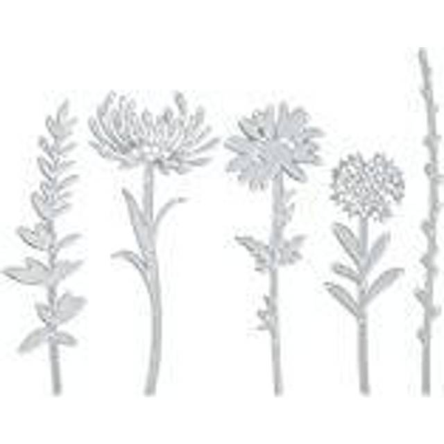 Sizzix Thinlits Dies By Tim Holtz-Wildflower Stems #1
