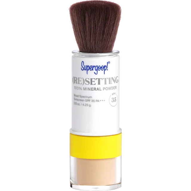 Supergoop! (Re)setting 100% Mineral Powder SPF 35 in Light - Beauty: NA. Size all. (all)