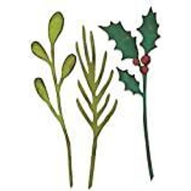 Sizzix Bigz L Die 664757 Festive Stems by Tim Holtz
