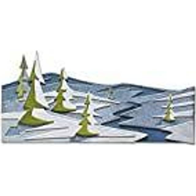 Sizzix Thinlits Die Set 664971 Snowscape Colorize by Tim Holtz, 6 Pack