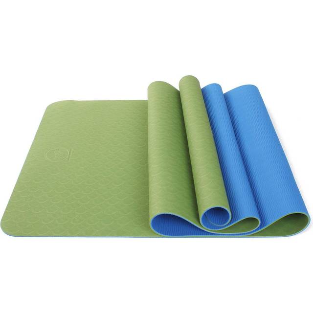 Maji Sports 2 Tone TPE Yoga MatgreenPurple