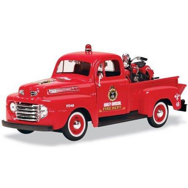 Maisto 1:24 Scale Harley Davidson 1936 EL Knucklehead + 1948 Ford F1 DieCast Vehicle