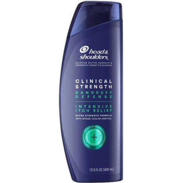 Head & Shoulders Clinical Strength Dandruff Defense Intensive Itch Relief Shampoo, 13.5 Fl Oz, 5.349 Fl Oz