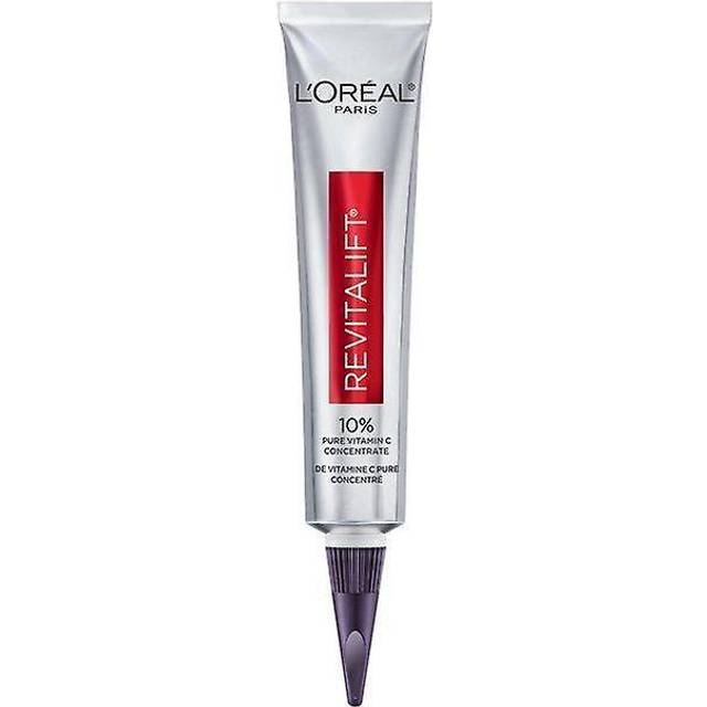 L'Oreal Paris C-vitamin serum, Revitalift Derm Intensives Pure C-vitamin Serum för strålande och ljusare hud, enhetlig hudton och synligt reducerade rynkor, parabenfri, ej