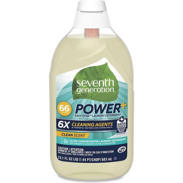 Seventh Generation  Easydose Ultra Power+ Laundry Detergent  Clean  23.1 fl oz (683 ml)