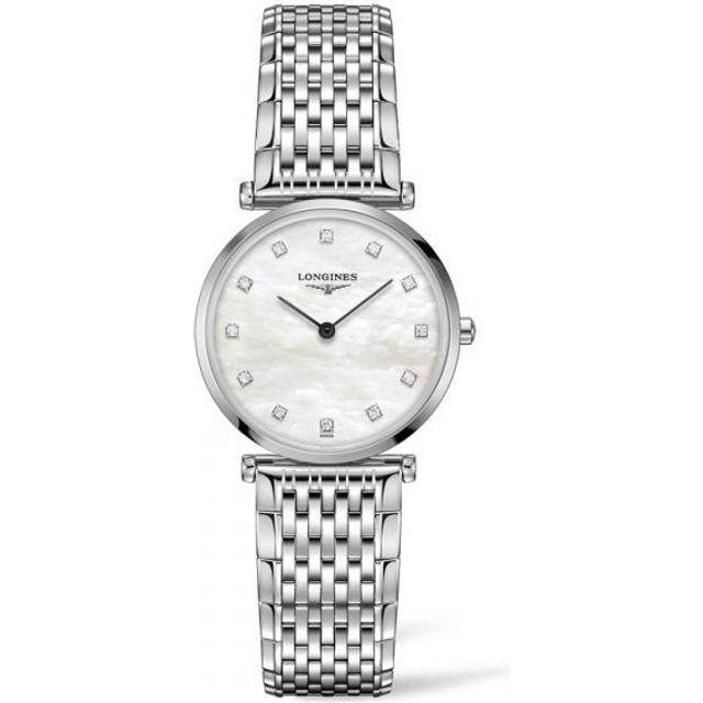 Longines Womens Silver L45124876 La Grande Classique Stainless-steel and Mother-of-pearl Quartz Watch 29mm - SILVER